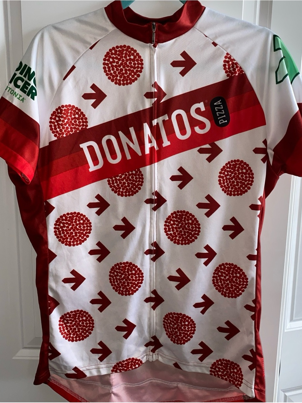 Primal 2XL Women’s Cycling Jersey Shirt Top Logo Print Donatos Pizza